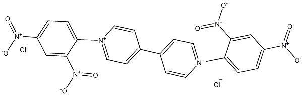 1,1'-二(2,4-二硝基苯)-4,4'-二氯双吡啶结构式