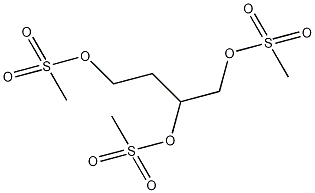 1,2,4-三(甲烷硫酰氧基)丁烷结构式