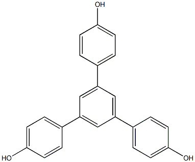 1,3,5-三(4-羟基苯基)苯结构式