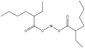 2-乙基己酸镍,乙基乙酸溶液结构式