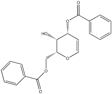 3,6-二-O-苯甲酰基-D-半乳糖 97结构式