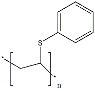 硫化聚(乙烯基苯基)结构式