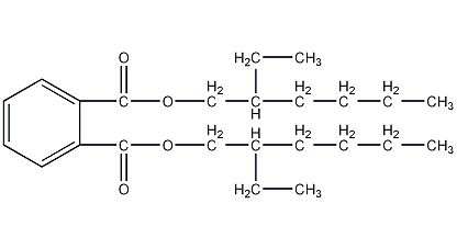 邻苯二甲酸二(2-乙基己基)酯结构式