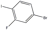 4-溴-2-氟-1-碘苯结构式