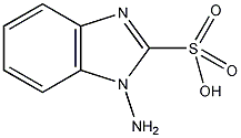 1-氨基苯并咪唑-2-磺酸结构式