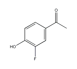3-氟-4-羟基苯乙酮结构式