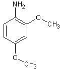 2,4-二甲氧基苯胺结构式