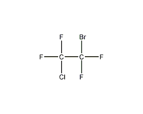 1-溴-2-氯四氟乙烷结构式