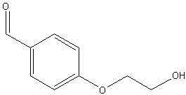 4-(2-羟乙氧基)苯甲醛结构式