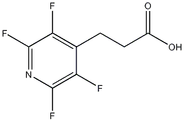 2,3,5,6-四氟吡啶-4-丙酸结构式