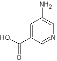 5-氨基烟酸结构式