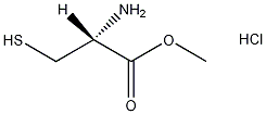 L(-)-半胱氨酸甲酯盐酸盐结构式