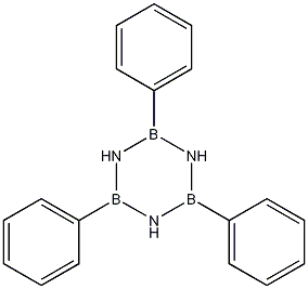 2,4,6-三苯基环硼氮六烷结构式