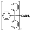 二(三苯基膦)氢硼化铜(I)结构式