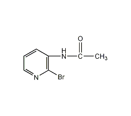 N-2-溴-3-乙酰胺吡啶结构式
