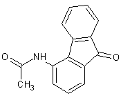 4-乙酰胺基--3-芴酮结构式