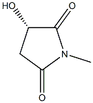 (S)-(−)-2-羟基-N-甲基琥珀酰亚胺结构式