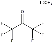 六氟丙酮倍半水结构式