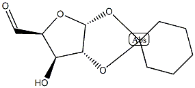 1,2-O-亚环己基-α-D-木五二醛-1,4-呋喃糖二聚体结构式