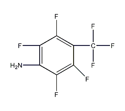 4-氨基-2,3,5,6-四氟三氟甲苯结构式