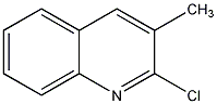 2-氯-3-甲基喹啉结构式