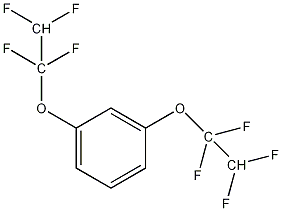 1,3-双(1,1,2,2-四氟乙氧基)苯结构式