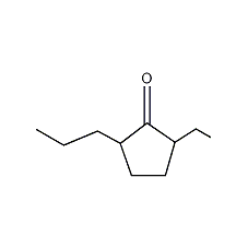 2-乙基-5-丙基环戊酮结构式