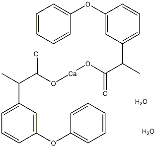 苯氧布洛芬钙结构式
