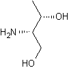D-(-)-苏氨醇结构式