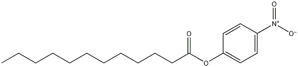 对硝基苯基月桂酸酯结构式