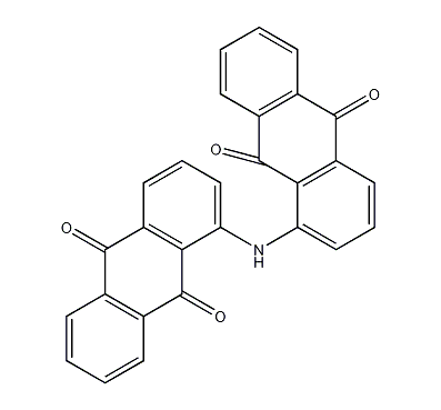 1,1'-亚氨基二蒽醌结构式