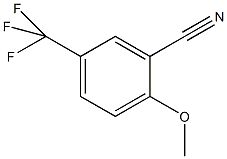 2-甲氧基-5-(三氟甲基)苯腈结构式