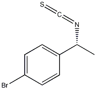 (R)-(-)-1-(4-溴苯基)乙基异硫氰酸酯结构式