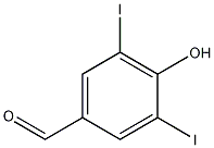 3,5-二碘-4-羟基苯甲醛结构式