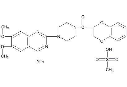 多沙唑嗪结构式