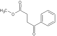 3-苯甲酰基丙酸甲酯结构式