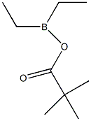 Trimethylacetic acid anhydride with diethylborinic acid