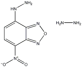 4-肼基-7-硝基-2,1,3-苯并噻二唑肼结构式