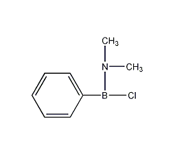 氯(二甲氨基)苯基硼烷结构式