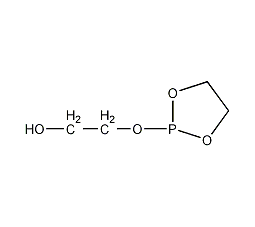 2-(1,3,2-二氧磷杂环戊基-2-氧基)乙醇结构式
