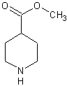 4-哌啶羧酸甲酯结构式