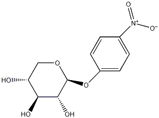 对硝基苯基-β-D-木糖苷结构式