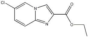 6-氯咪唑[1,2-a]吡啶-2-羧酸乙基脂结构式