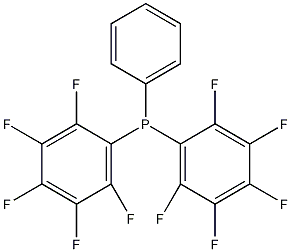 双(五氟苯)苯膦结构式