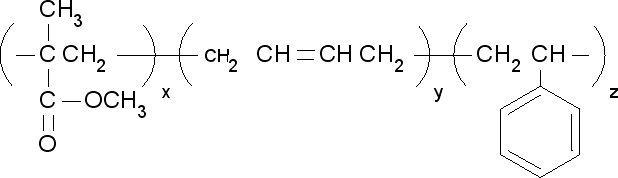 Poly(styrene-co-butadiene-co-methyl methacrylate)