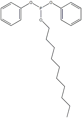 亚磷酸癸基二苯基酯结构式