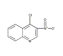 4-氯-3-硝基喹啉结构式