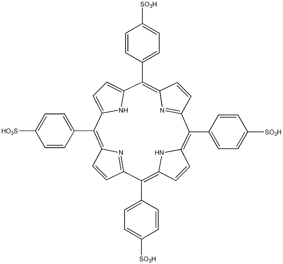 四苯基卟吩结构式