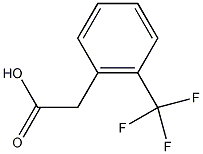 2-(三氟甲基)苯乙酸结构式