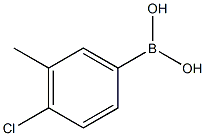 4-氯-3-甲基苯硼酸结构式